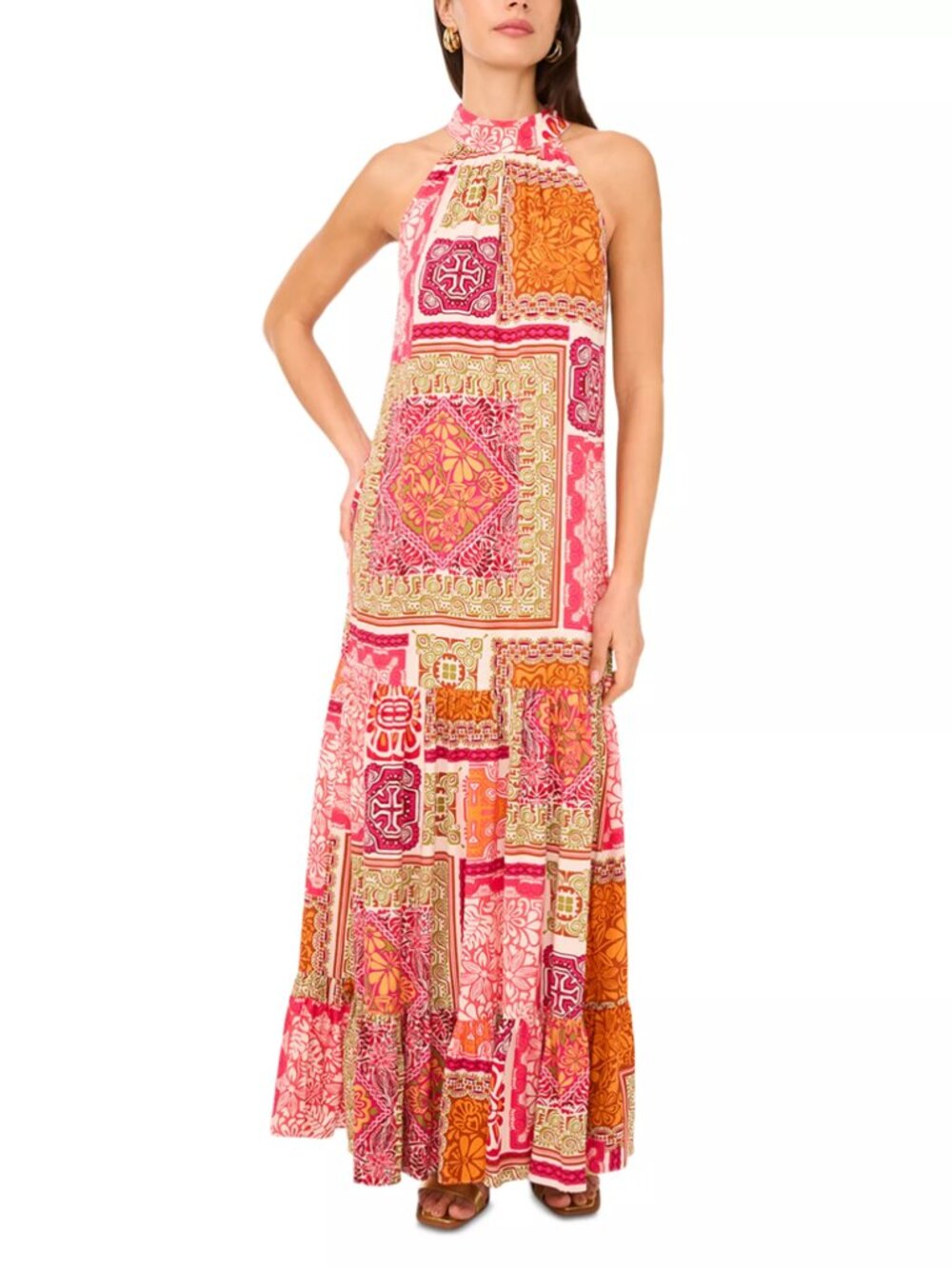 Vince Camuto Printed Sleeveless Dress Size:XS NWT